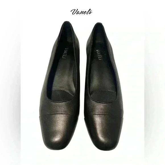 Vaneli Women's FC-313 Flat in Black Ecco Napa SZ 9 M - Picture 1 of 8